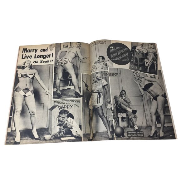 Beauty Parade Magazine January 1952 -  Classic Pulp Pin-up Beauty Collectible - - Picture 10 of 14